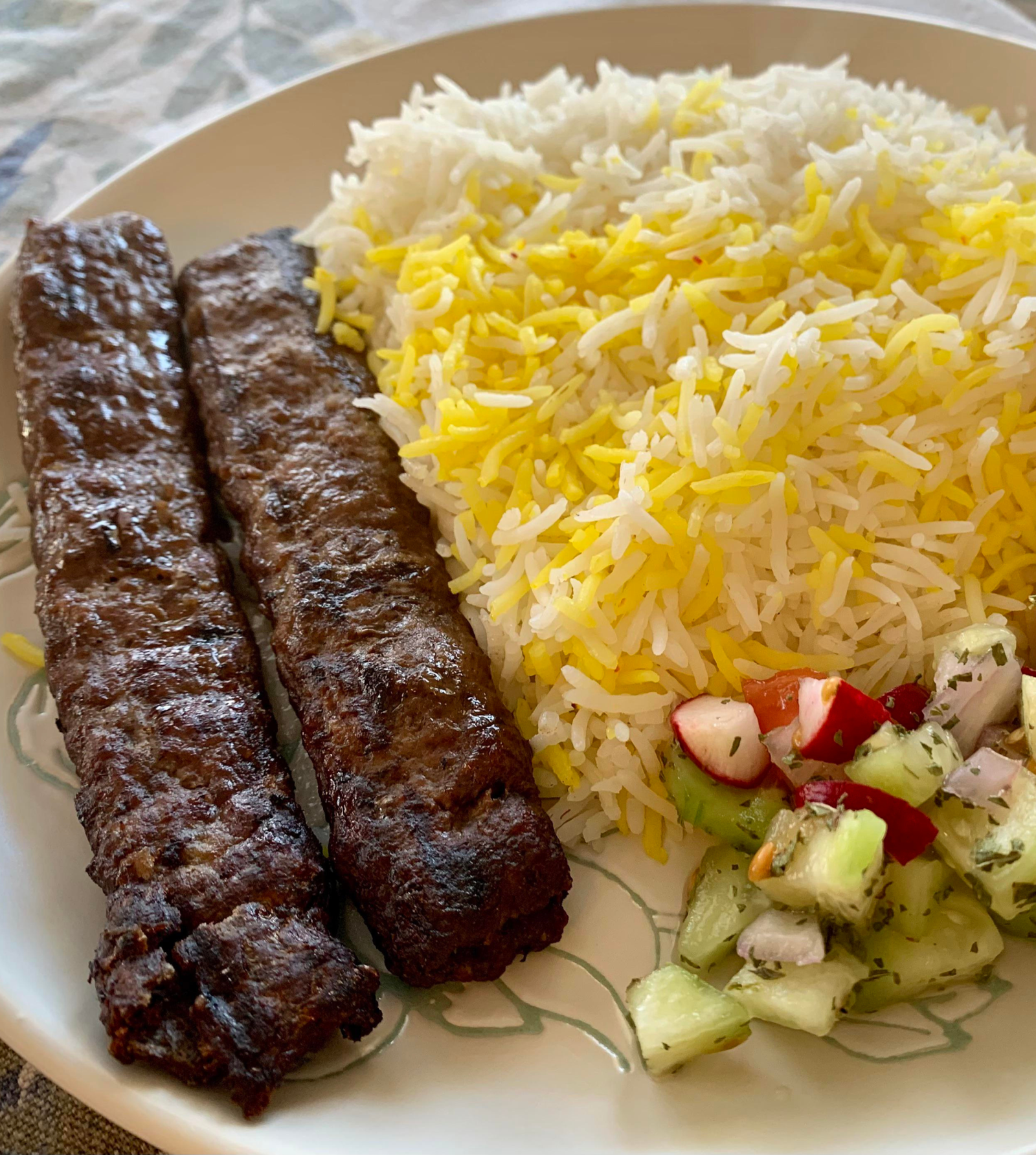 Beef Chulo Kabab with Rice